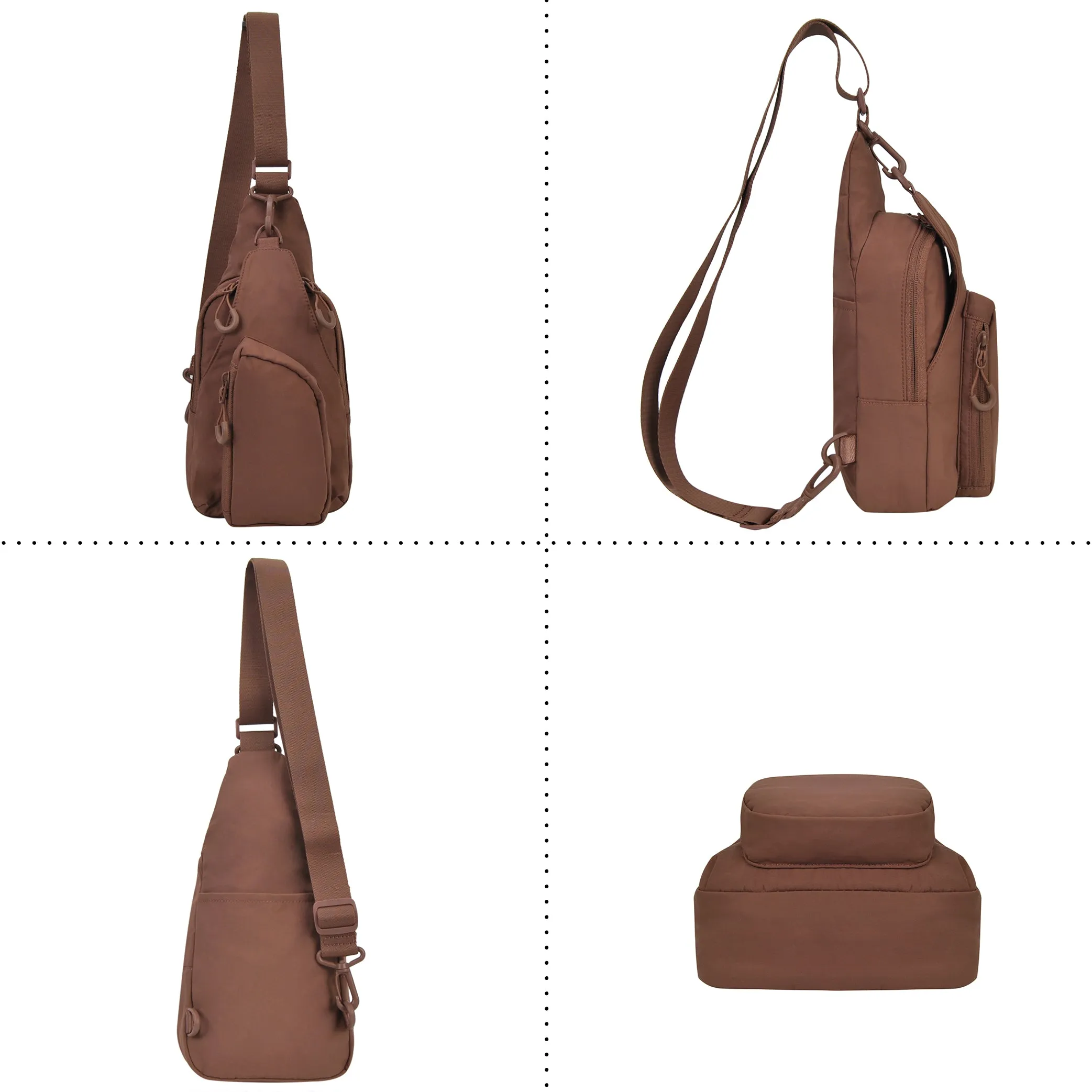 Brown NGIL Utility Sling Backpack