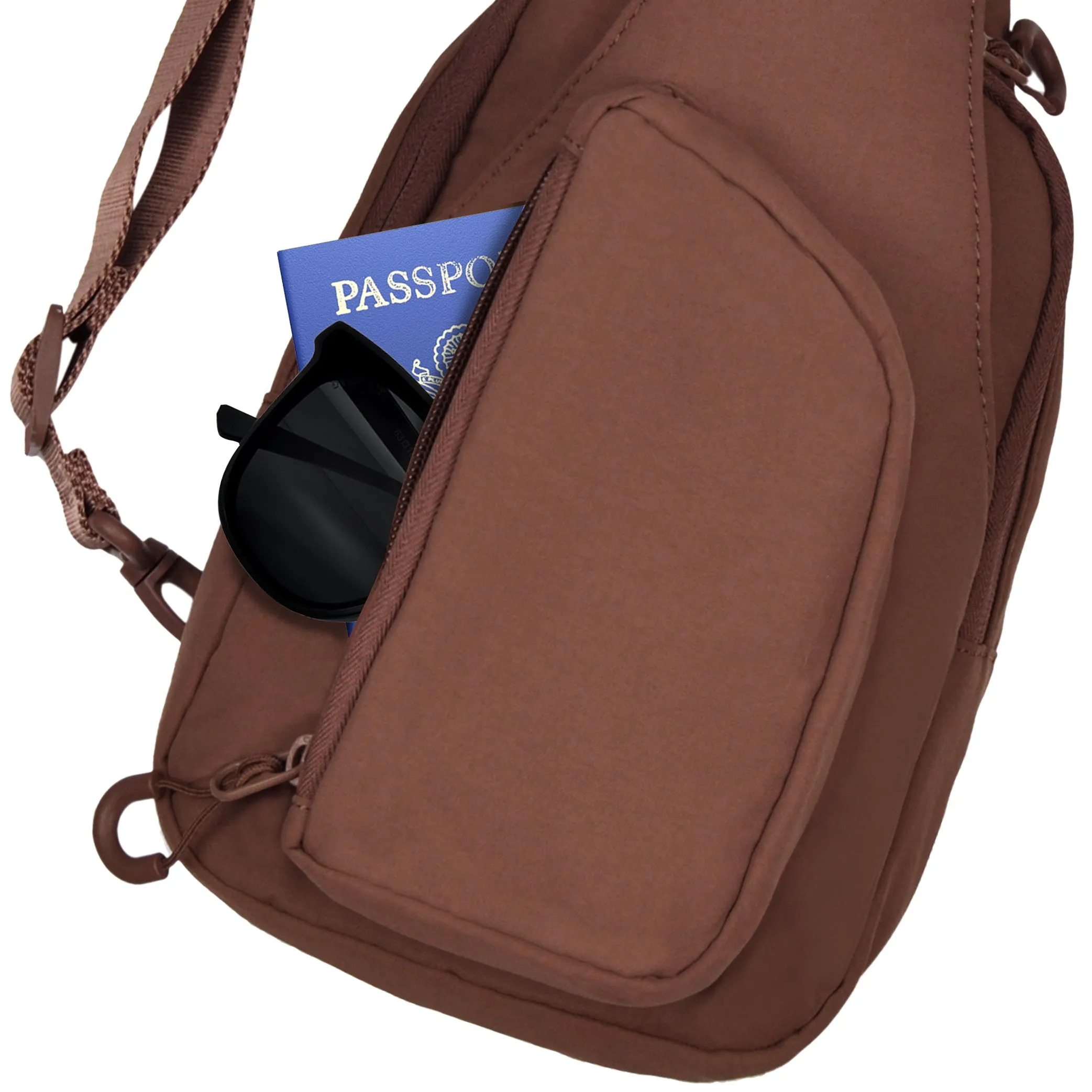Brown NGIL Utility Sling Backpack