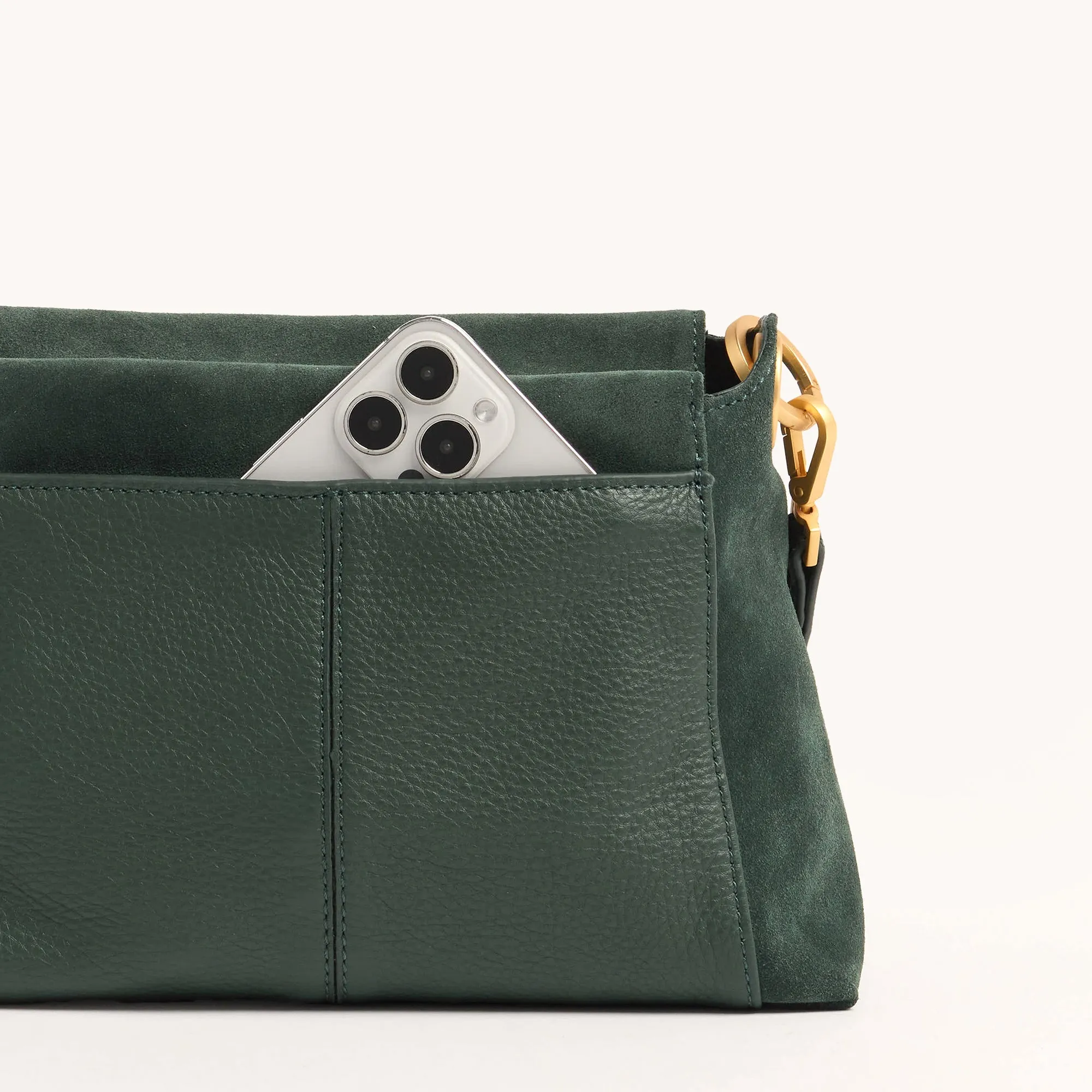 Bryant | Green Room Suede/Brushed Gold | Med
