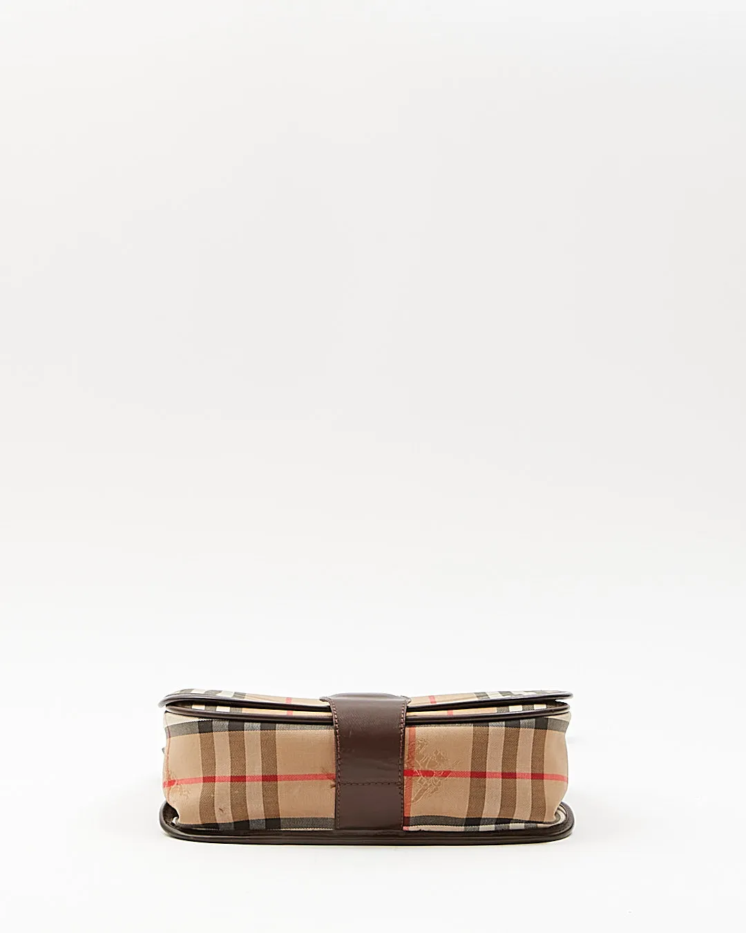 Burberry Vintage Beige House Check Crossbody Bag