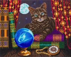 CAK-XLED17 "Fortune Teller" Framed LED Crystal Art Kit - 40 x 50