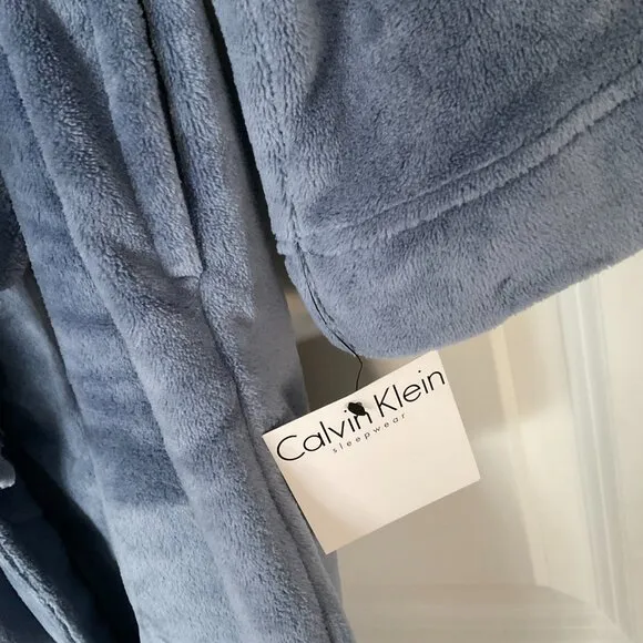 CALVIN KLEIN Women's Short Bathrobe NWT Size M/L