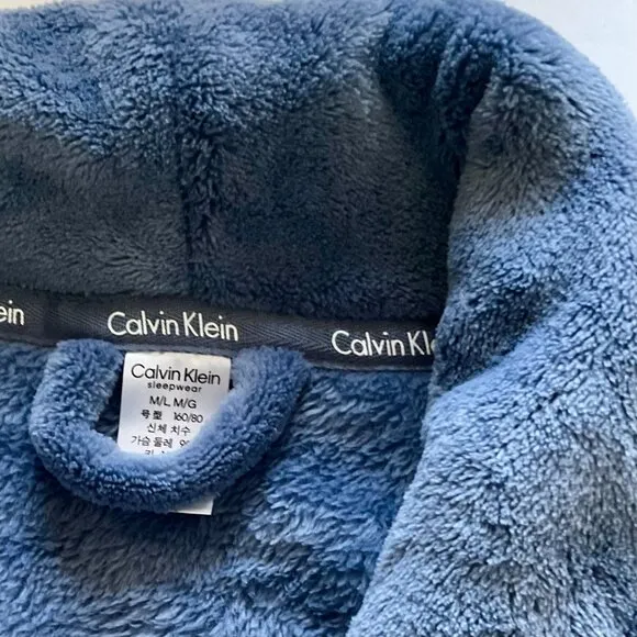 CALVIN KLEIN Women's Short Bathrobe NWT Size M/L