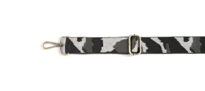 Camo Guitar Strap - Grey