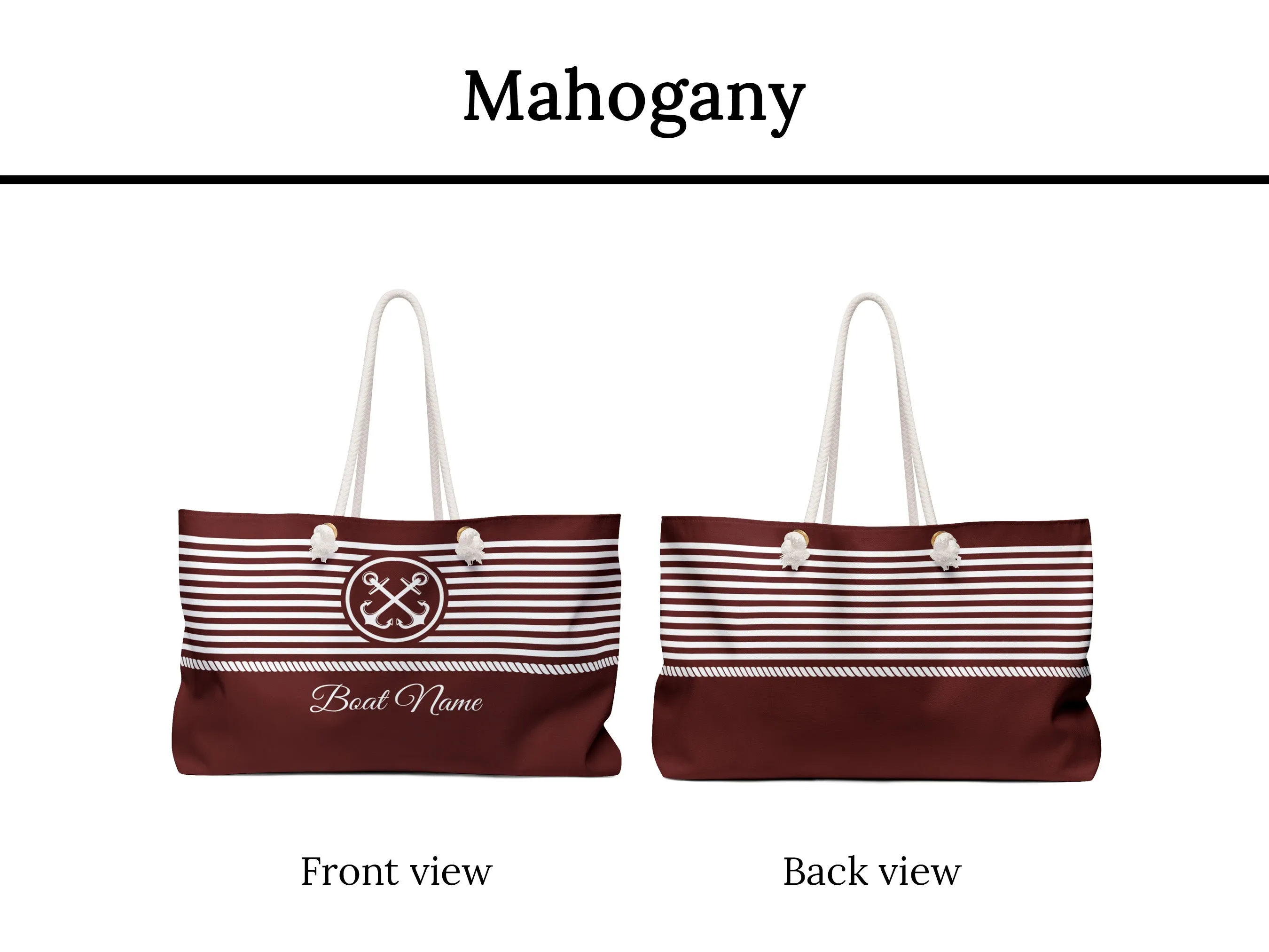 Canvas Boat Bag | Upwind Design