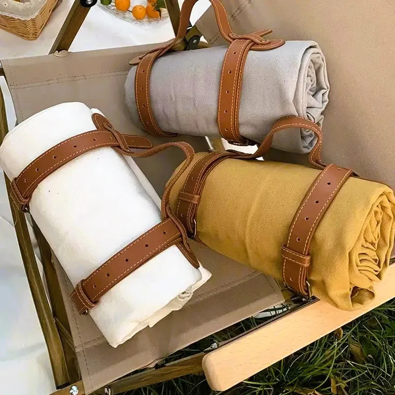Canvas Picnic Rug - Brown