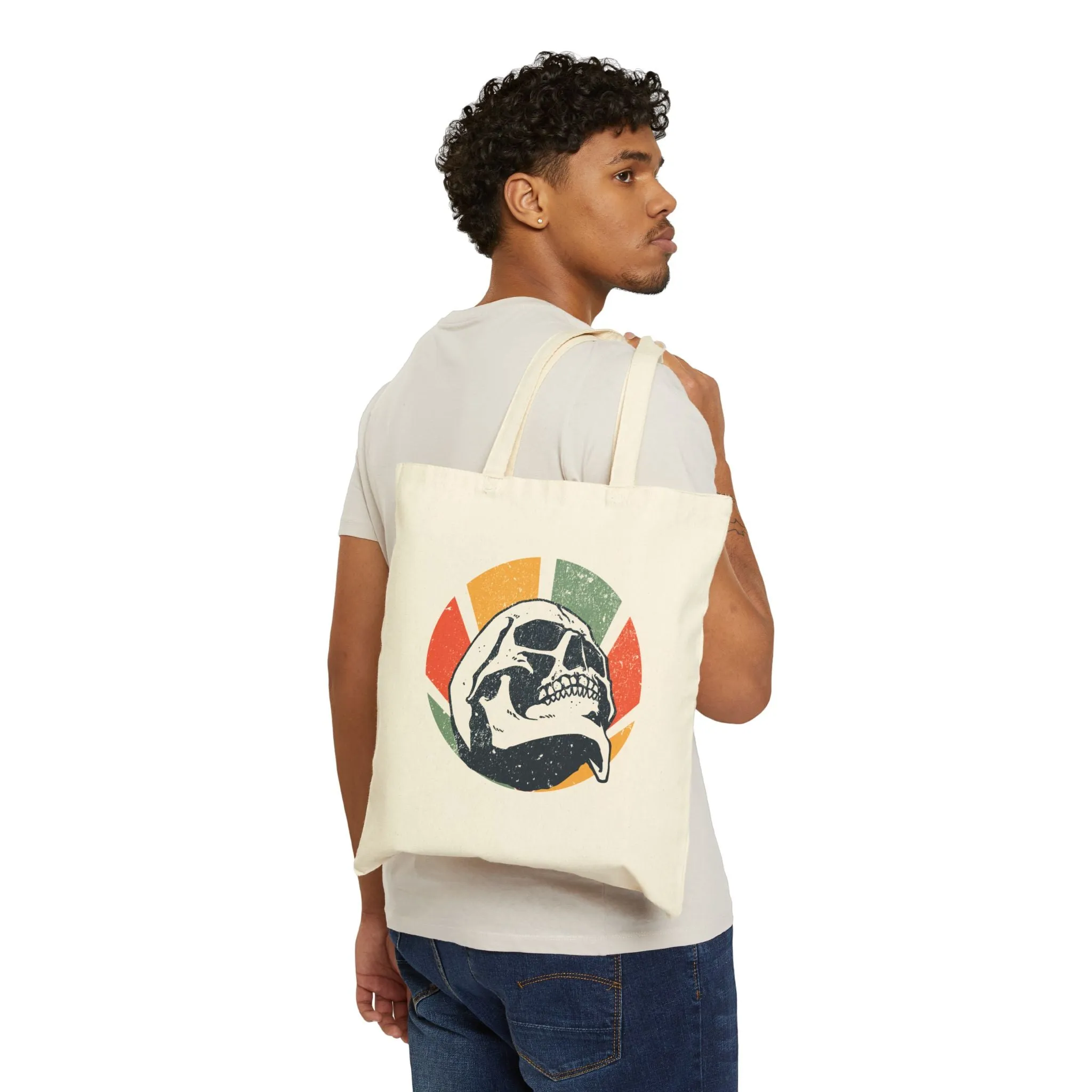 Canvas Tote Bag -Skull
