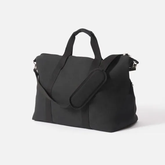 CANVAS WEEKENDER BAG - BLACK