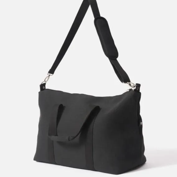 CANVAS WEEKENDER BAG - BLACK