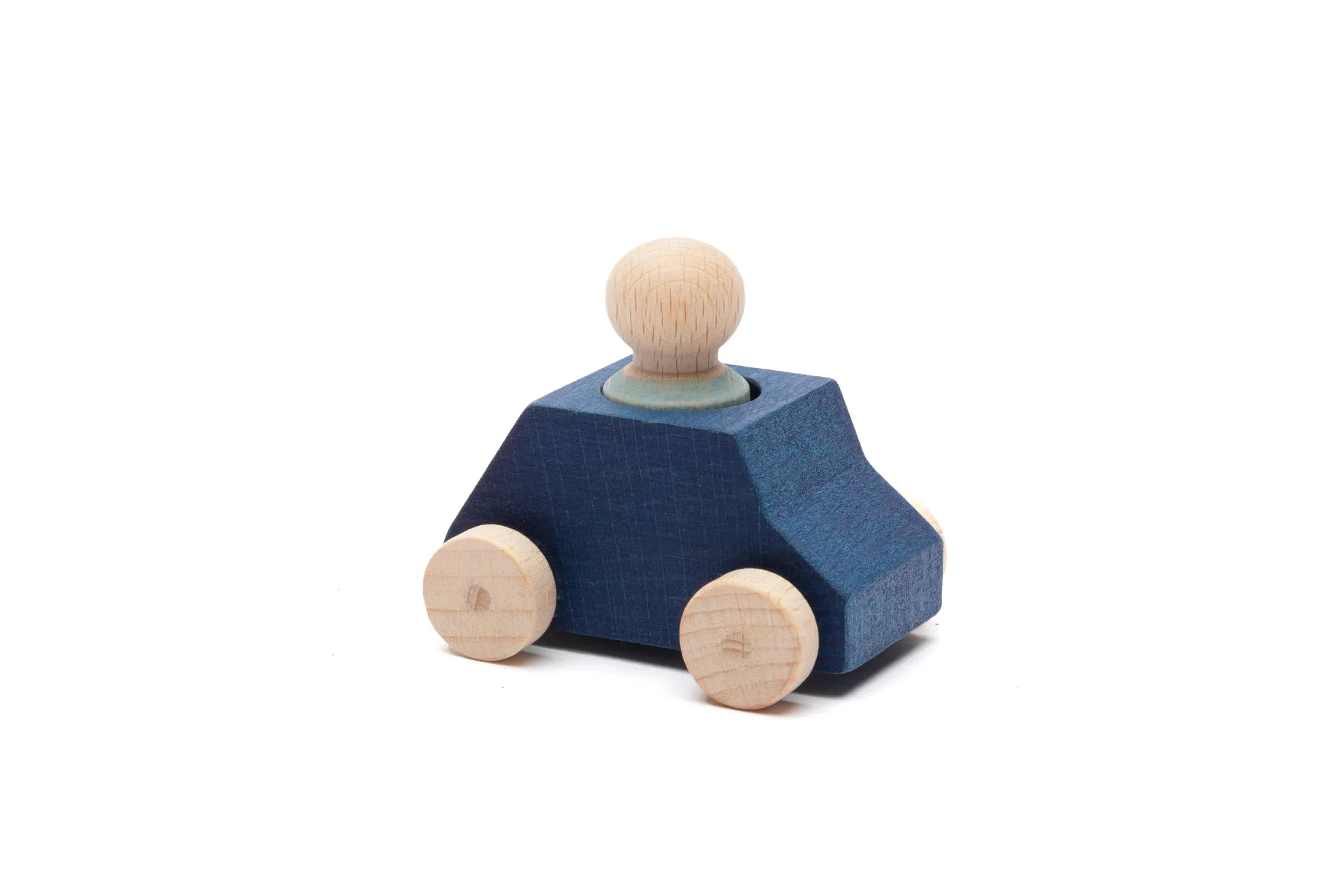Car Blue with Grey Figure