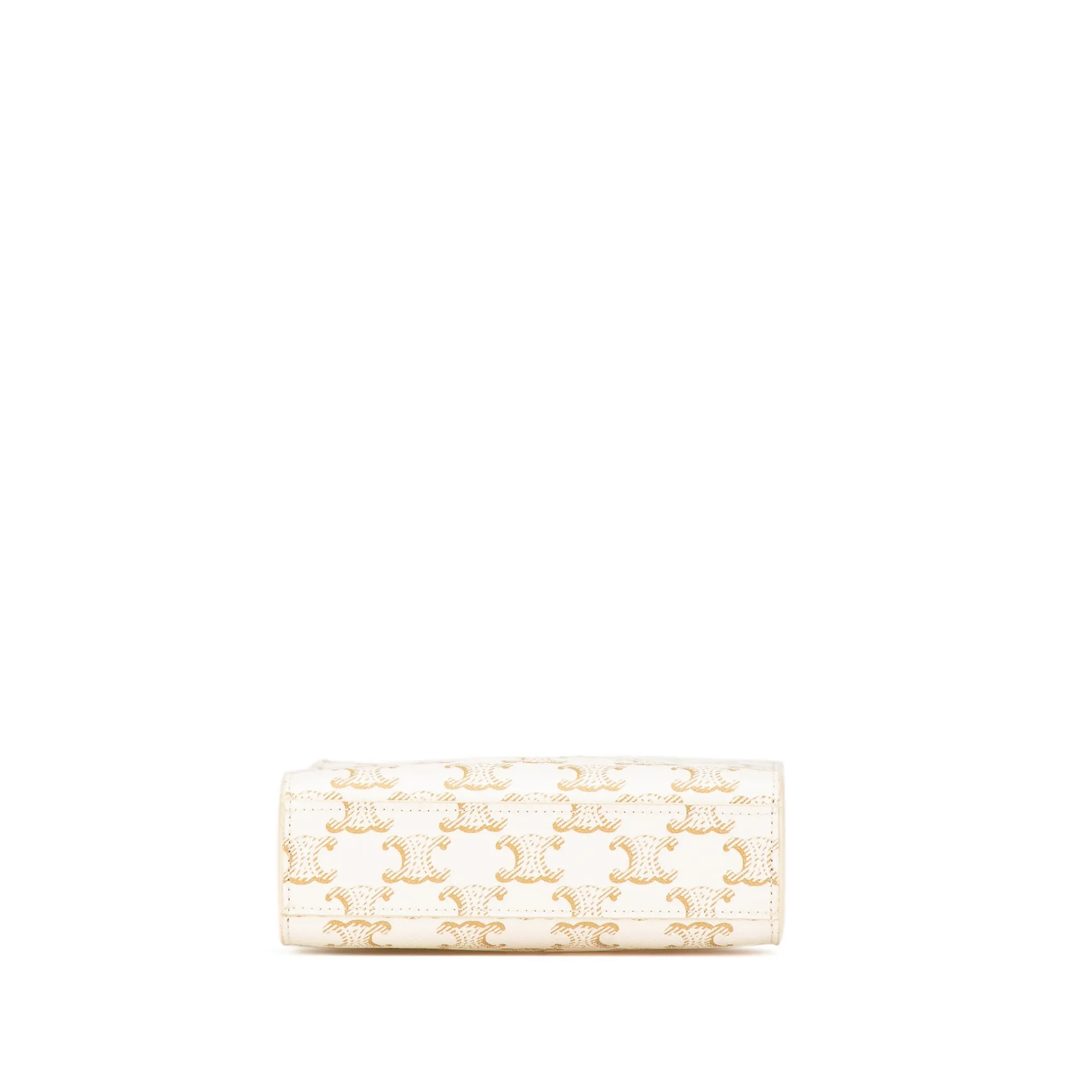 Celine Mini Triomphe Coated Canvas Vertical Cabas Satchel