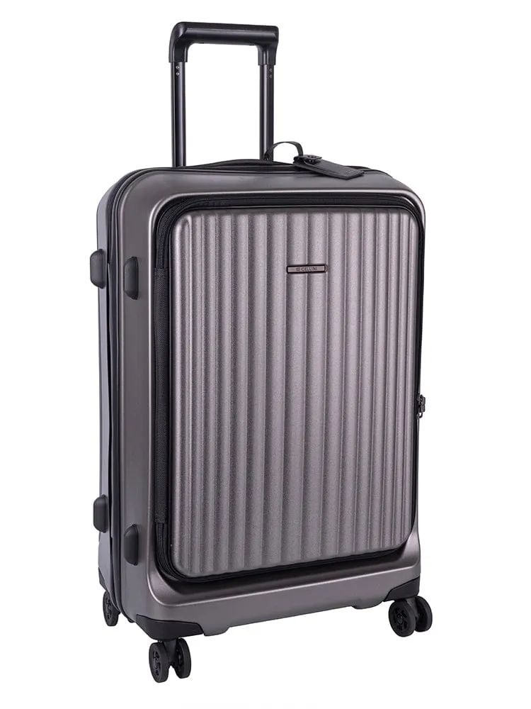 Cellini Tri Pak Medium 4 Wheel Trolley Case Includes 1 Large & Medium Packing Cubes 110652