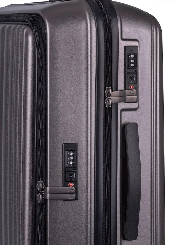 Cellini Tri Pak Medium 4 Wheel Trolley Case Includes 1 Large & Medium Packing Cubes 110652