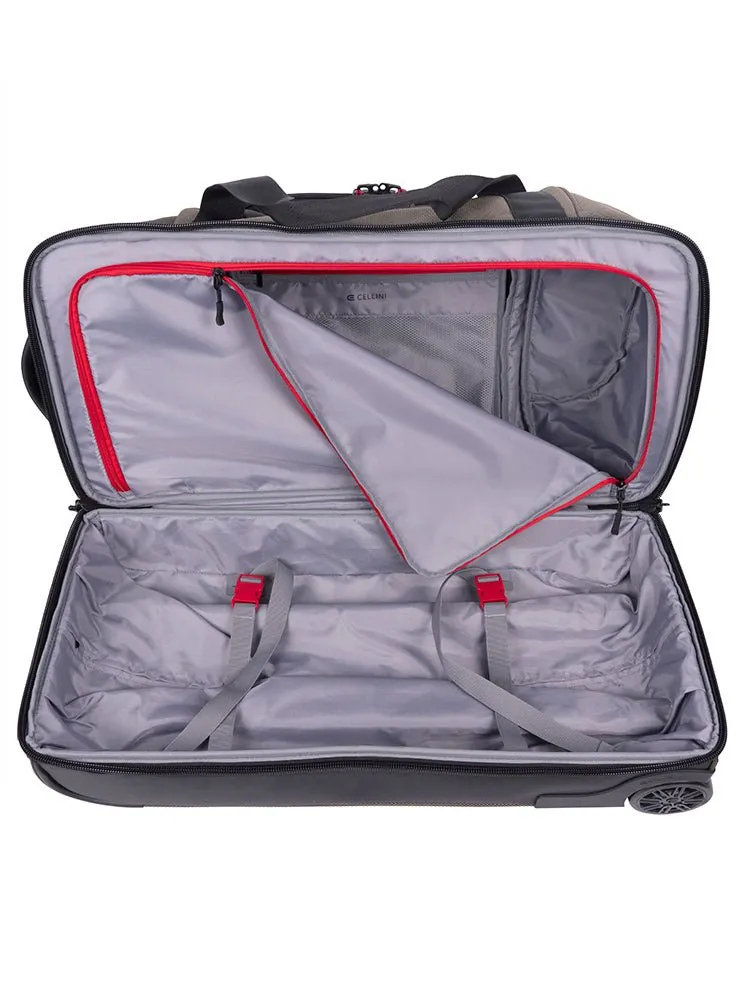 Cellini Xplorer Medium Double Decker Trolley Duffel | Black