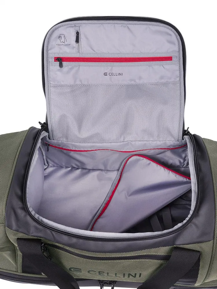 Cellini Xplorer Medium Double Decker Trolley Duffel | Black