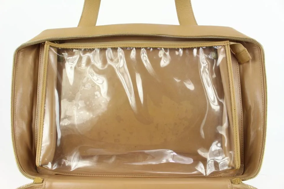 Chanel Beige Caviar Vanity Tote Bag GHW 115c11