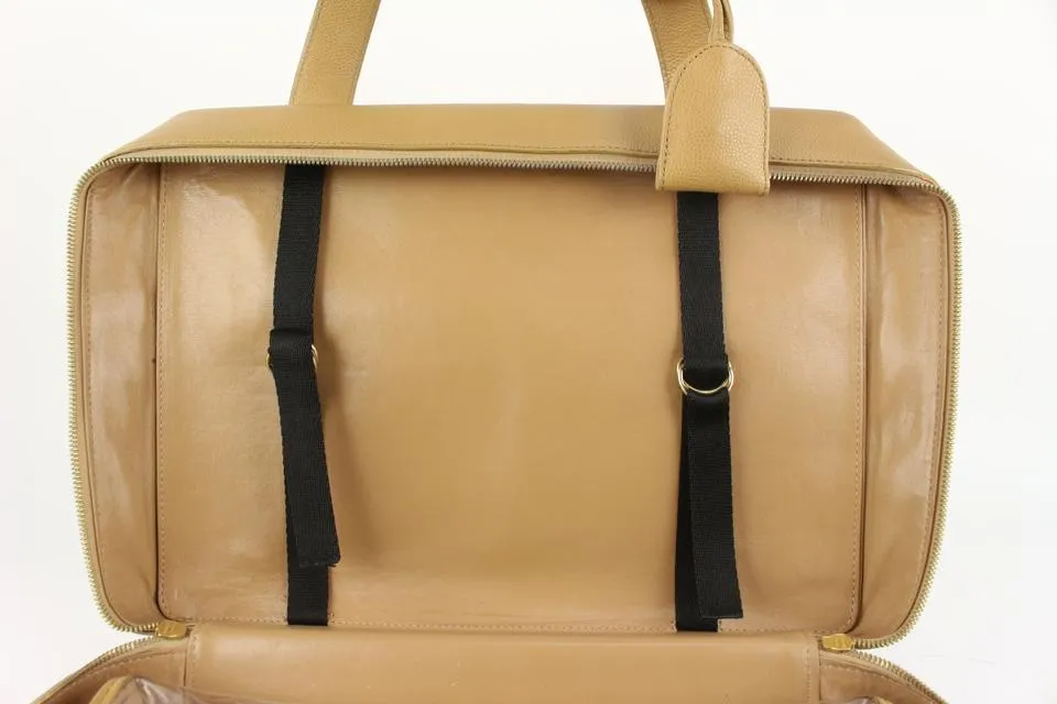 Chanel Beige Caviar Vanity Tote Bag GHW 115c11