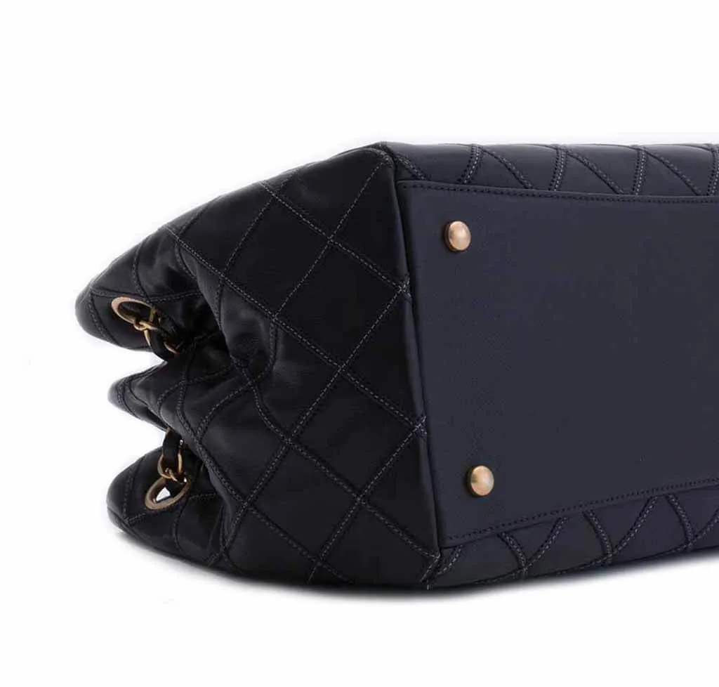 Chanel Sac Accordion Bag Black