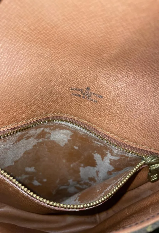 Chantilly Pm Brown Monogram Canvas Leather