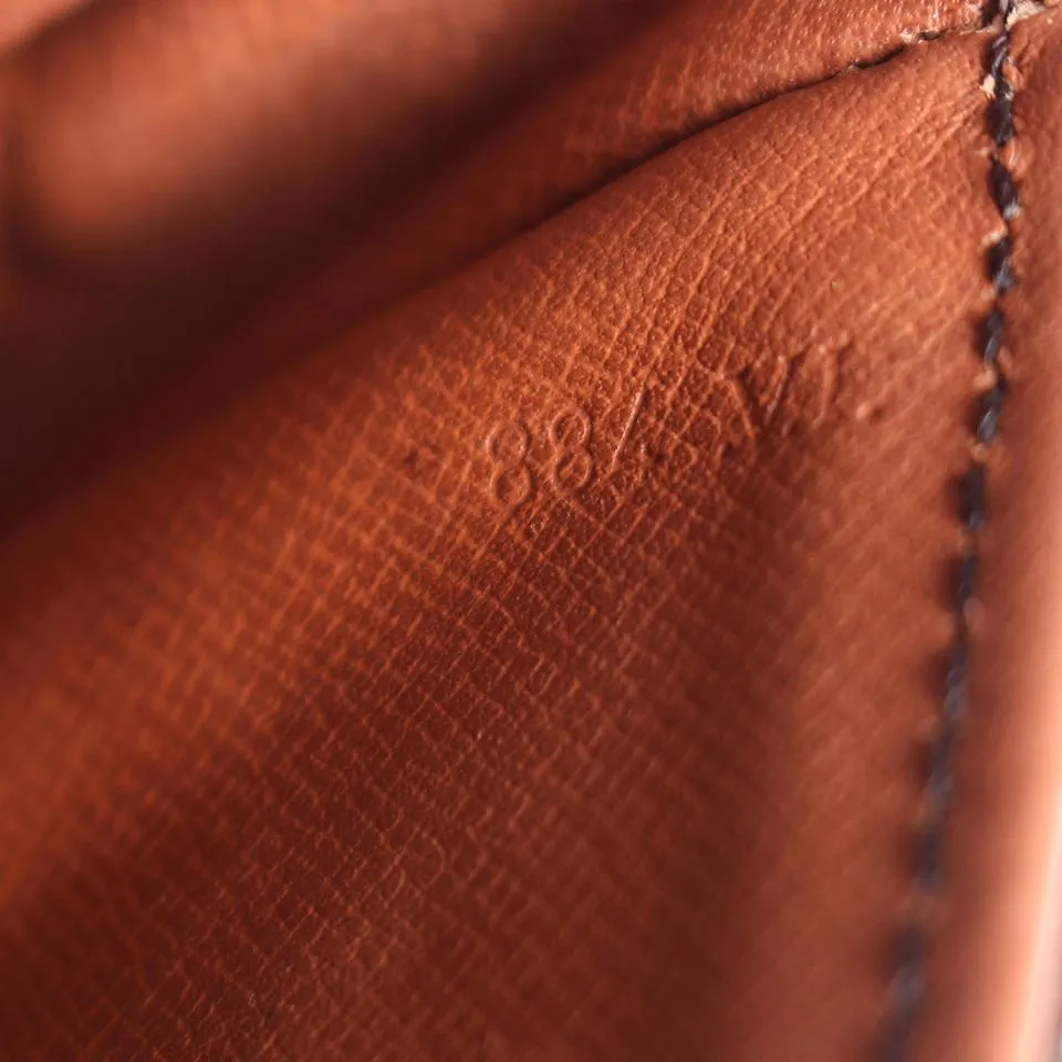 Chantilly Pm Brown Monogram Canvas Leather