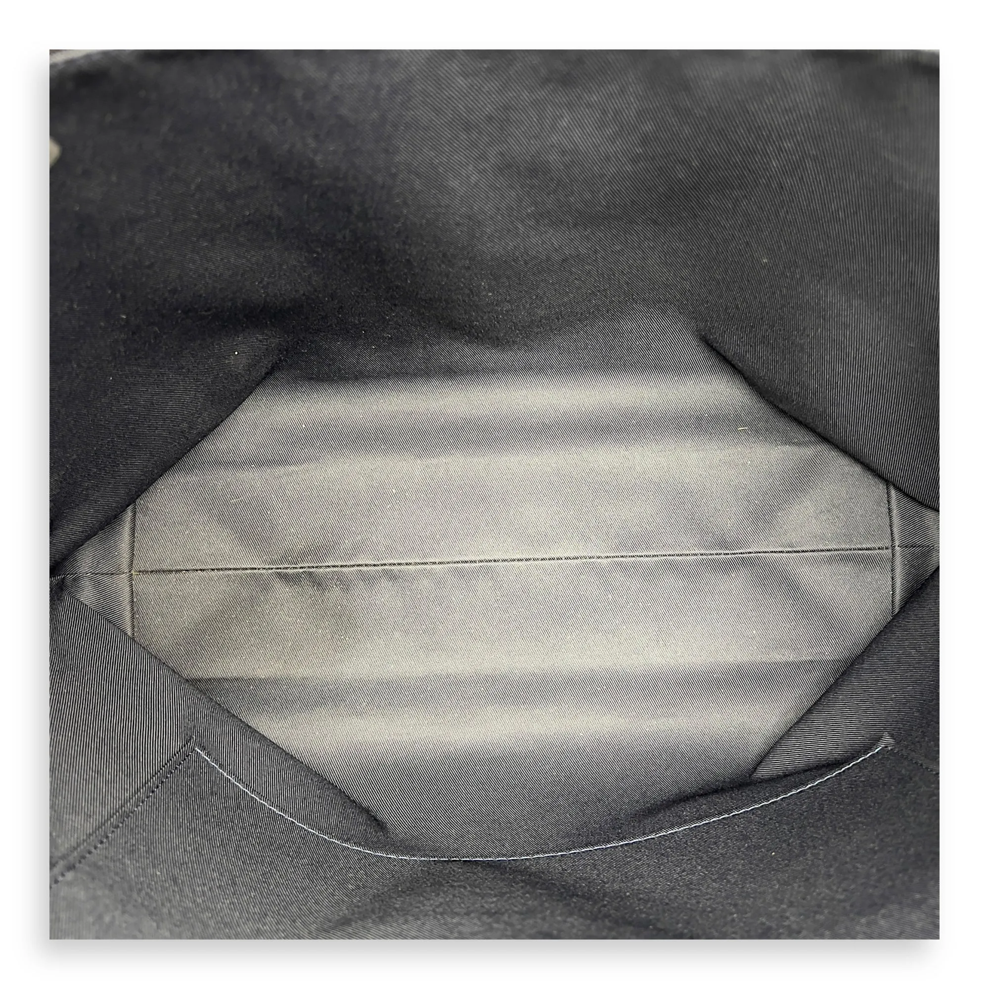 Chapman Brothers Tote Bag Blue in Coated Canvas, Silver hardware