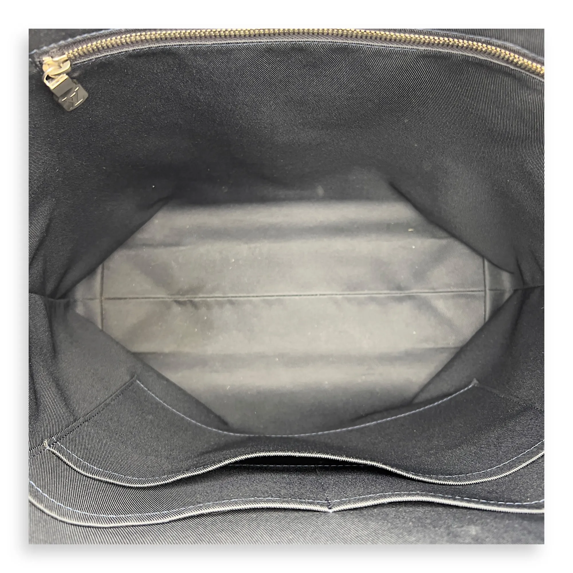 Chapman Brothers Tote Bag Blue in Coated Canvas, Silver hardware