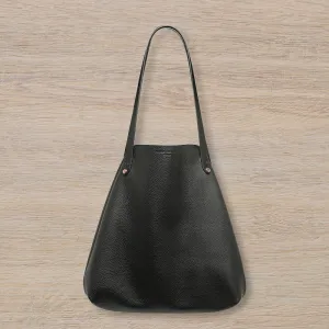 Charlie Middleton Bespoke Tote, Black Nappa