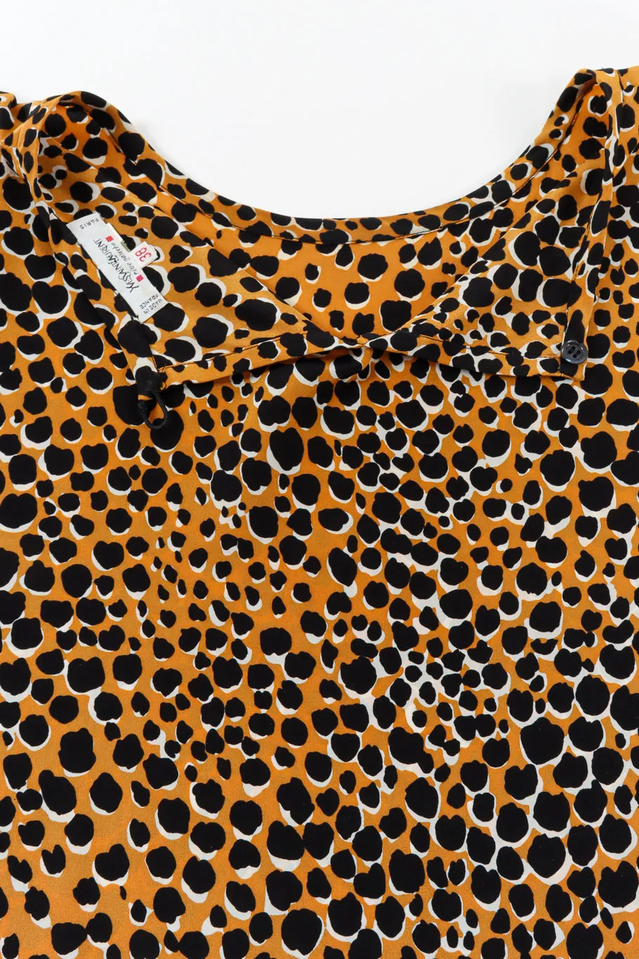 Cheetah Print Silk Top