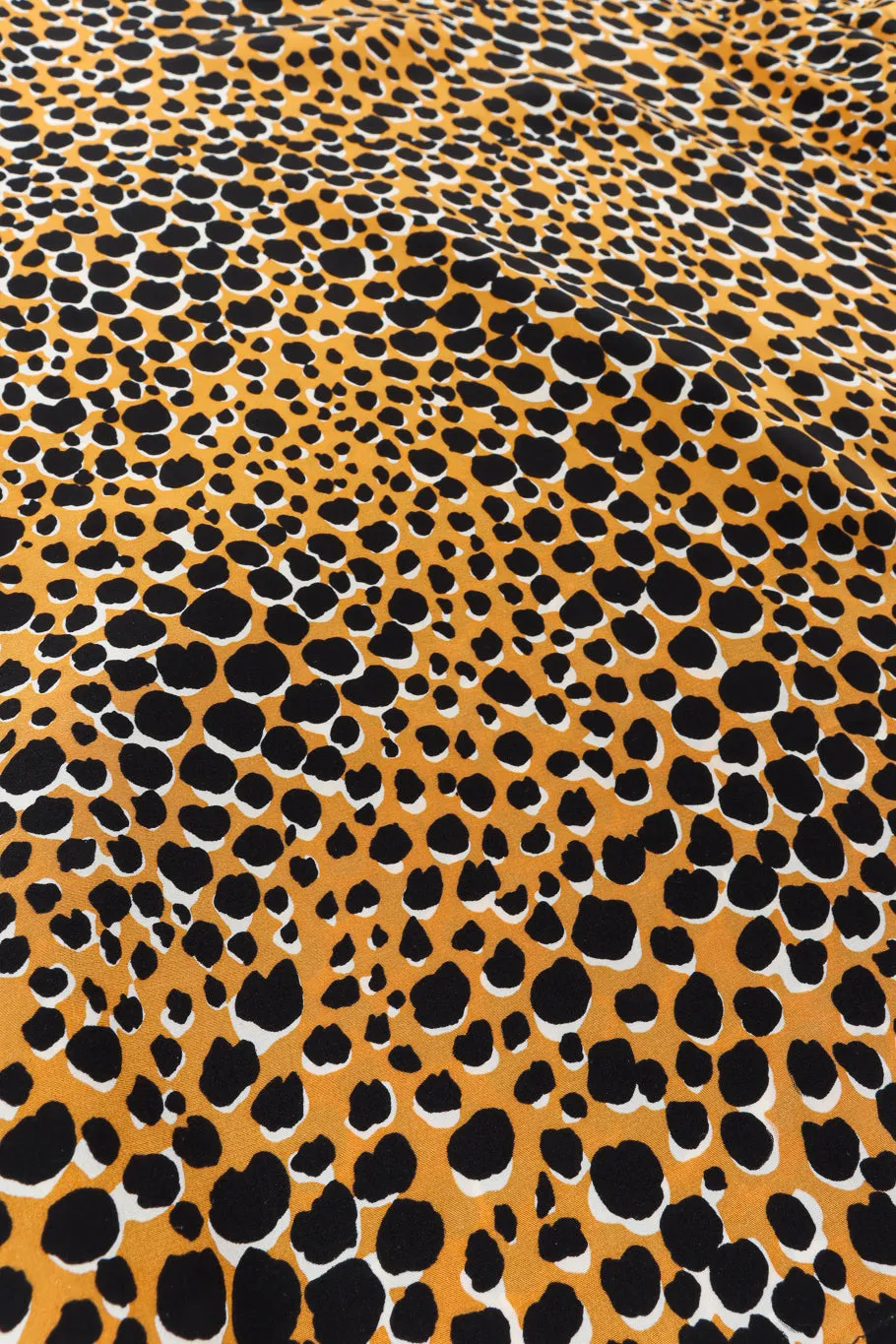 Cheetah Print Silk Top