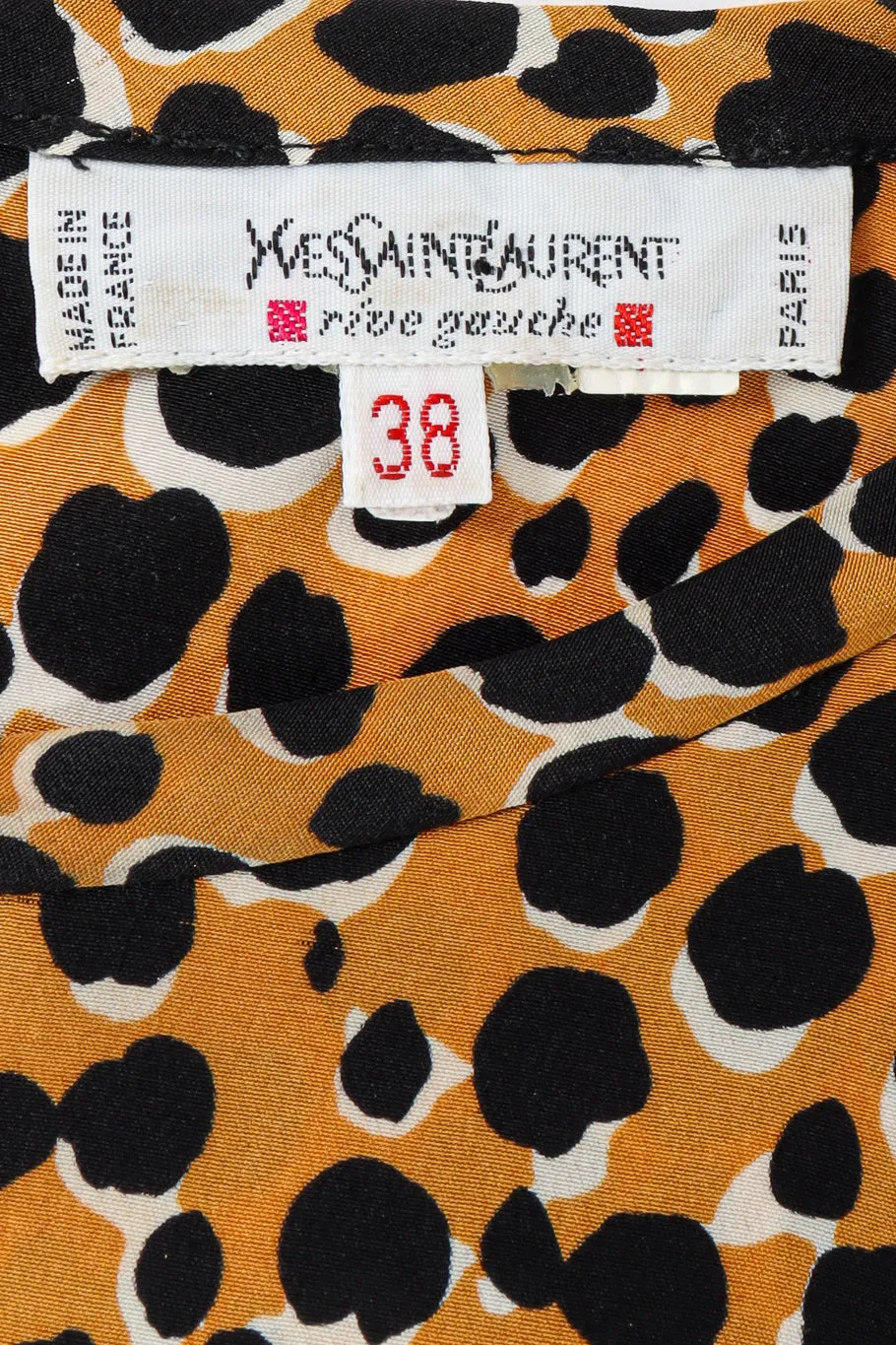 Cheetah Print Silk Top