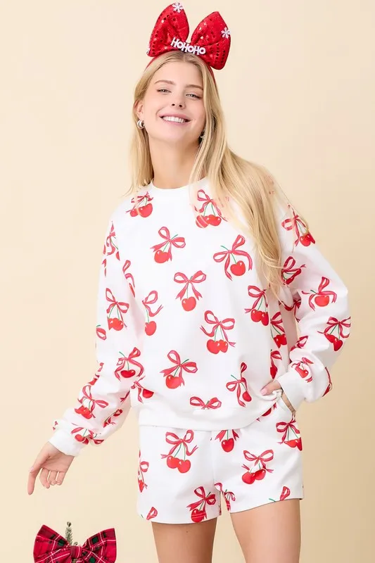 Cherry Bow Set