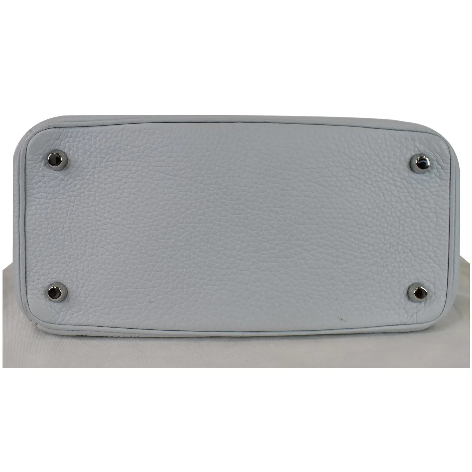 CHRISTIAN DIOR Be Dior Small Leather Flap Shoulder Bag Grey