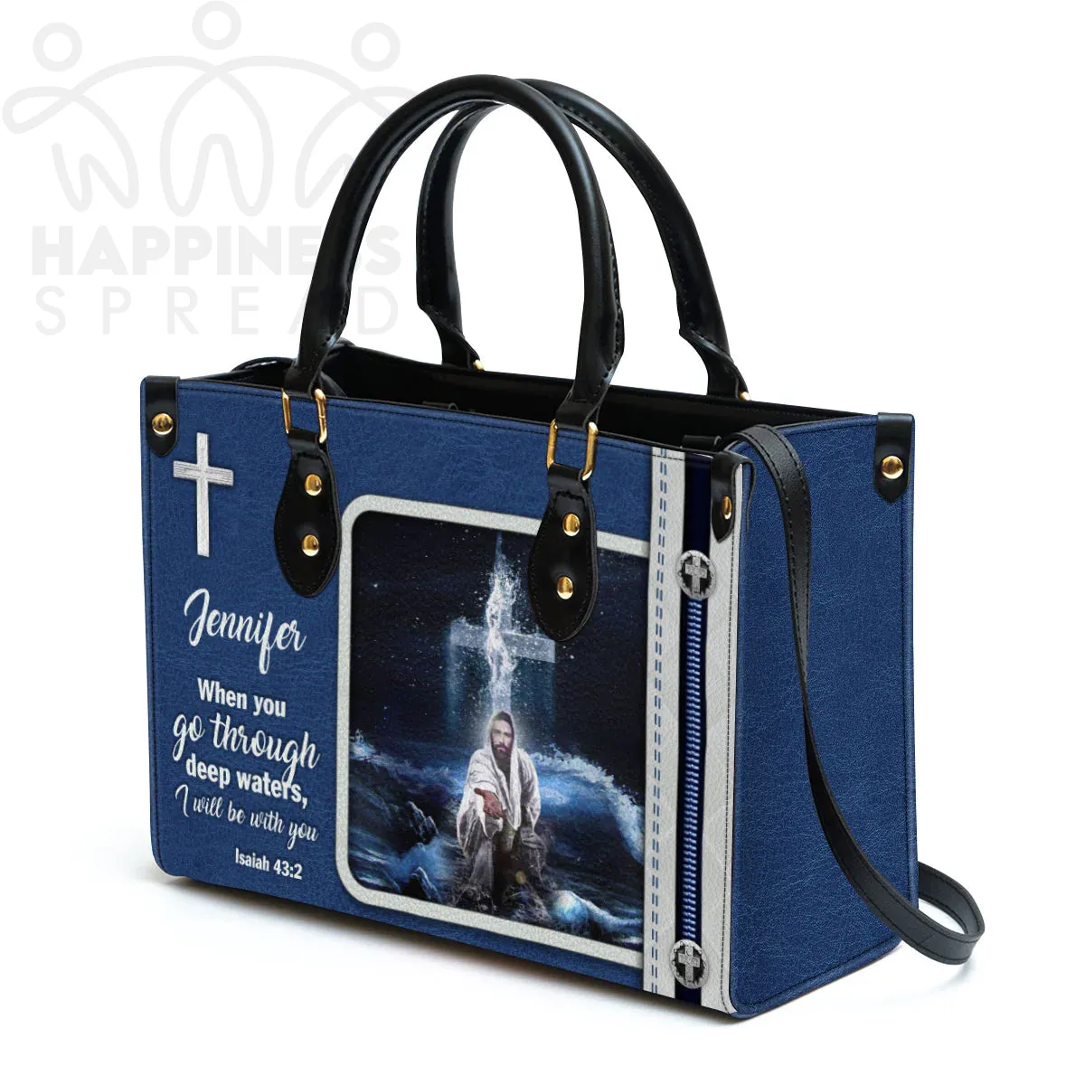 Christianart Handbag, Personalized Hand Bag, I Will Be With You, Personalized Gifts, Gifts for Women.