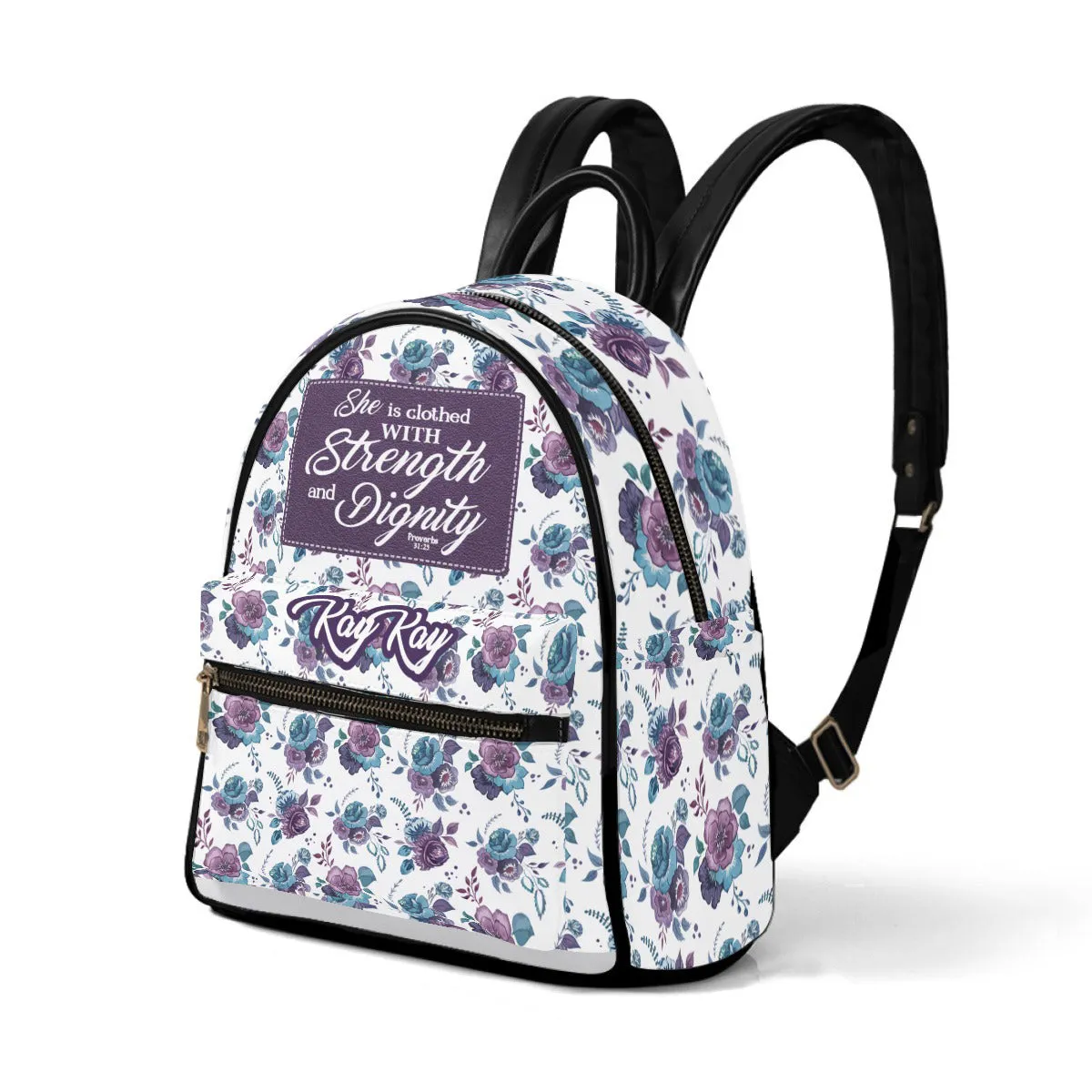Christianart Handbag, She Is Clothed With Strength and Dignity, Personalized Gifts, Gifts for Women.