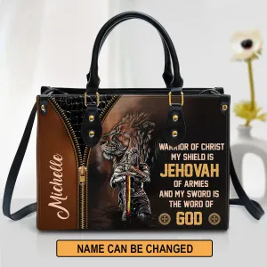 Christianartbag Handbag, Warrior Of Christ Beautiful, Personalized Gifts, Gifts for Women, Christmas Gift.
