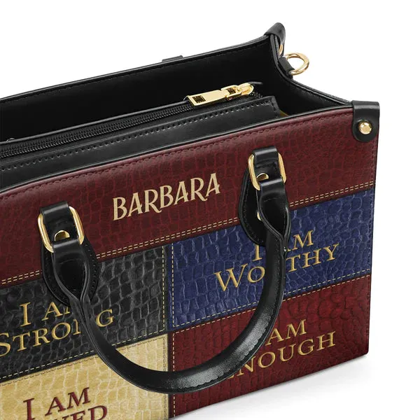Christianartbag Handbags, I Am Enough, I Am Loved, Personalized Bags, Gifts for Women, Christmas Gift, CABLTB01290723.