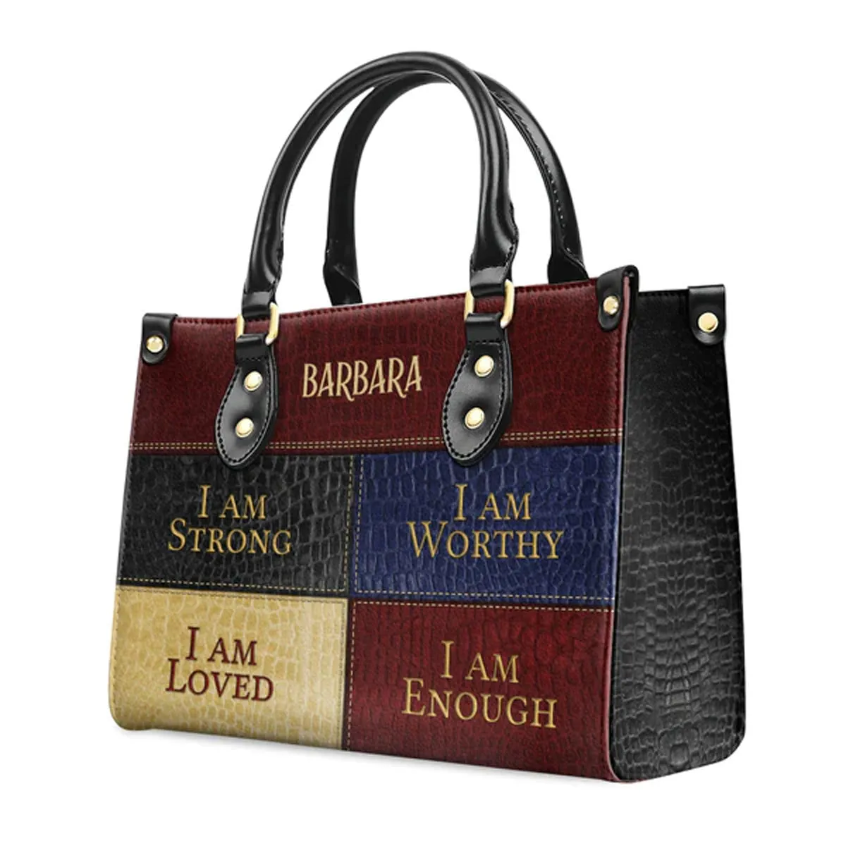 Christianartbag Handbags, I Am Enough, I Am Loved, Personalized Bags, Gifts for Women, Christmas Gift, CABLTB01290723.