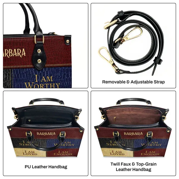 Christianartbag Handbags, I Am Enough, I Am Loved, Personalized Bags, Gifts for Women, Christmas Gift, CABLTB01290723.