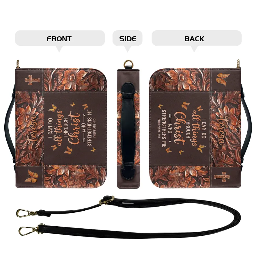 Christianartbag Handbags, I Can Do All Things Through Christ Philippians 4 13 Leather Handbag, Handbag Design, Personalized Leather Handbag, Gifts for Women, CABLTB01271123.