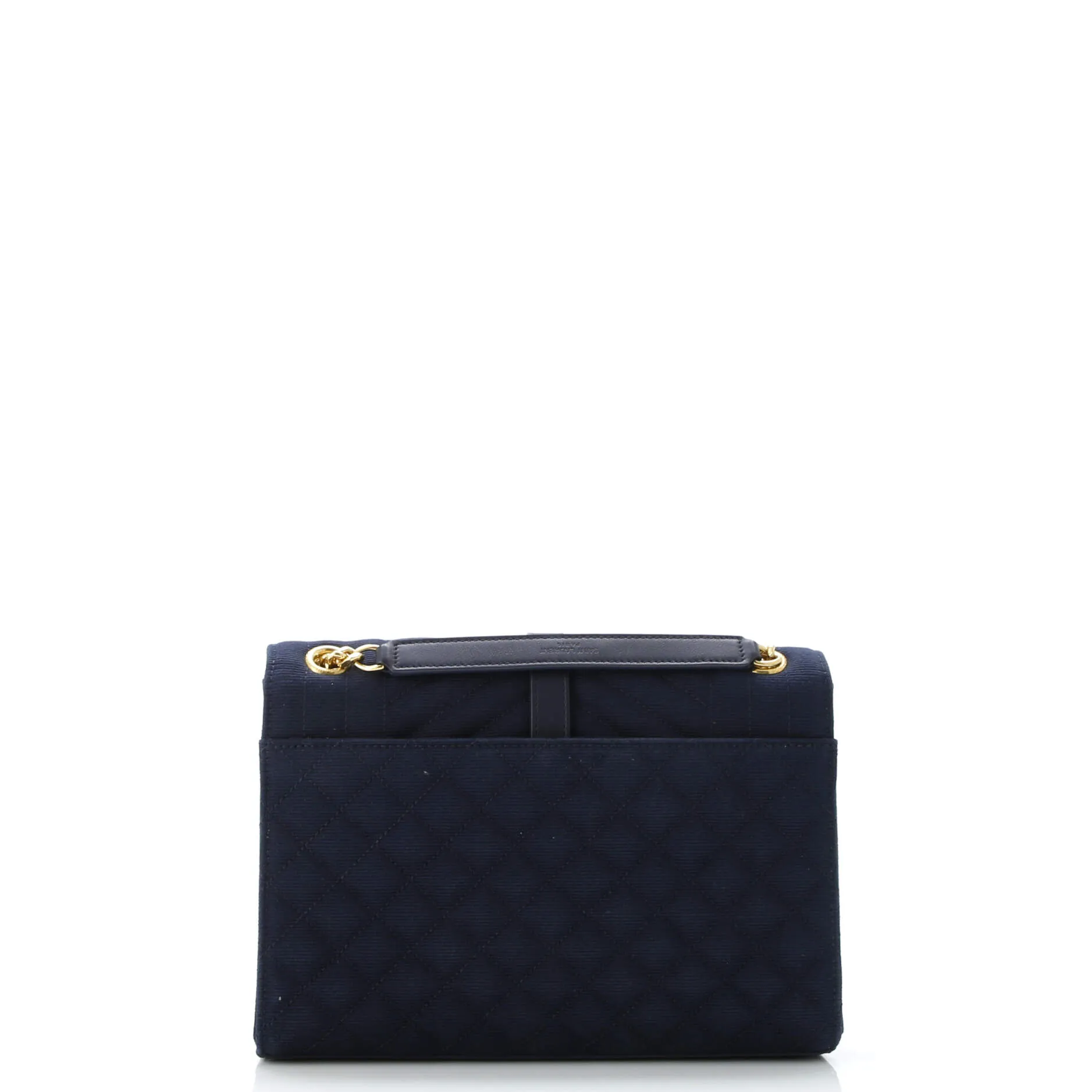 Classic Monogram Envelope Satchel Mixed Matelasse Canvas Medium