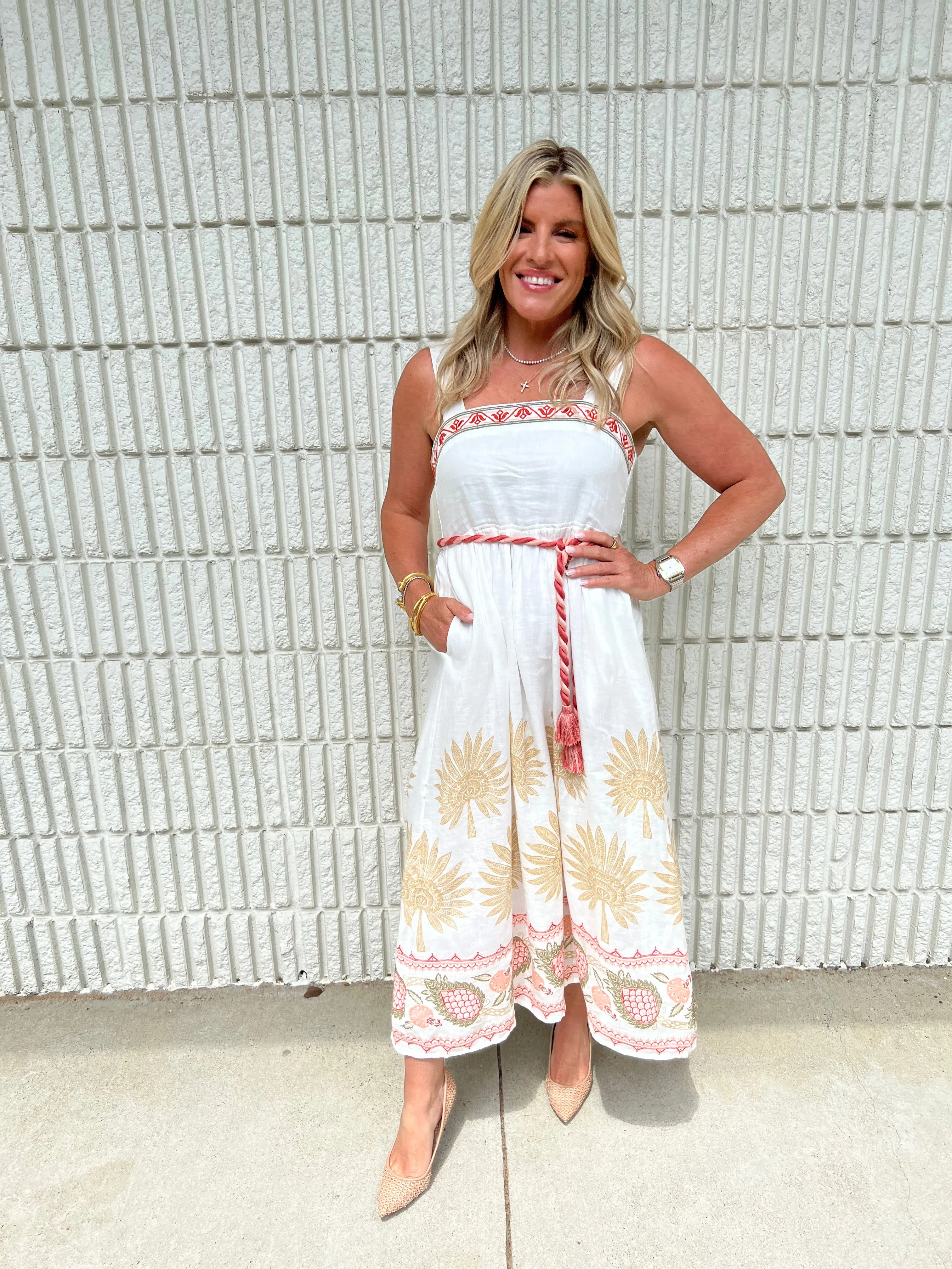 Cleona Midi Dress-Final Sale