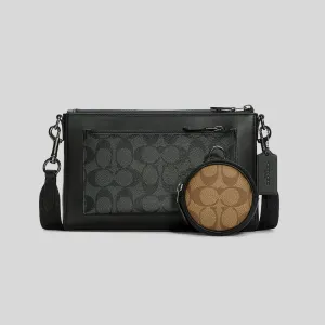 Coach Holden Crossbody In Signature Canvas Charcoal/Black Multi RS-C5598