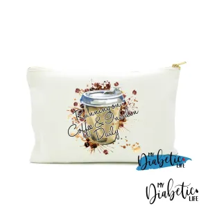 Coffee & Insulin Full Colour image - Carry all storage bag