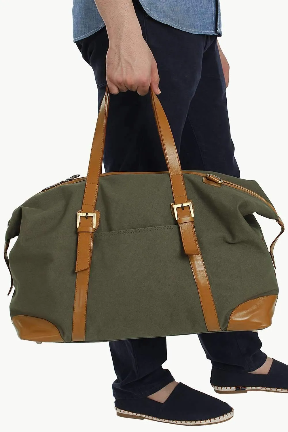 Contemporary Canvas Duffle Bag