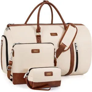 Convertible Garment Duffel Bag for Travel - Carry On Garment Bags With Toiletry Bag