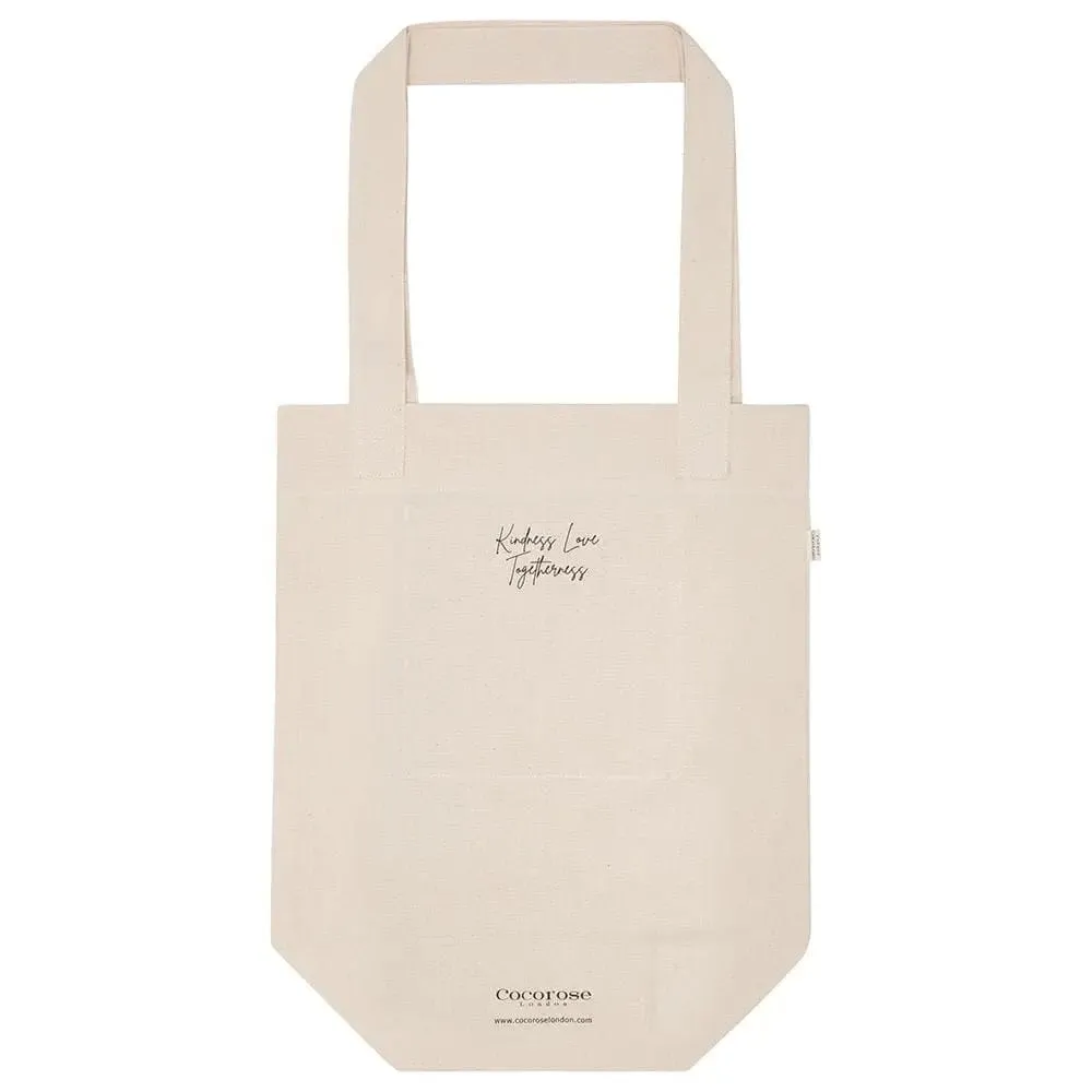 Cotton Canvas Shopping Tote Bag - Hare