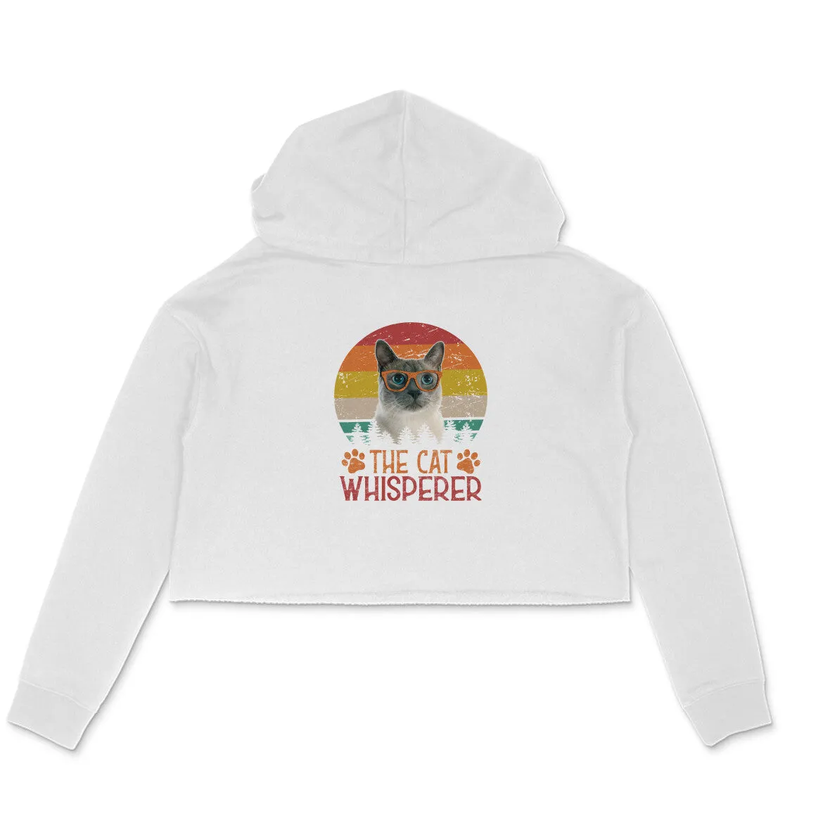 Crop Hoodie (Women) - The Cat Whisperer (6 Colours)