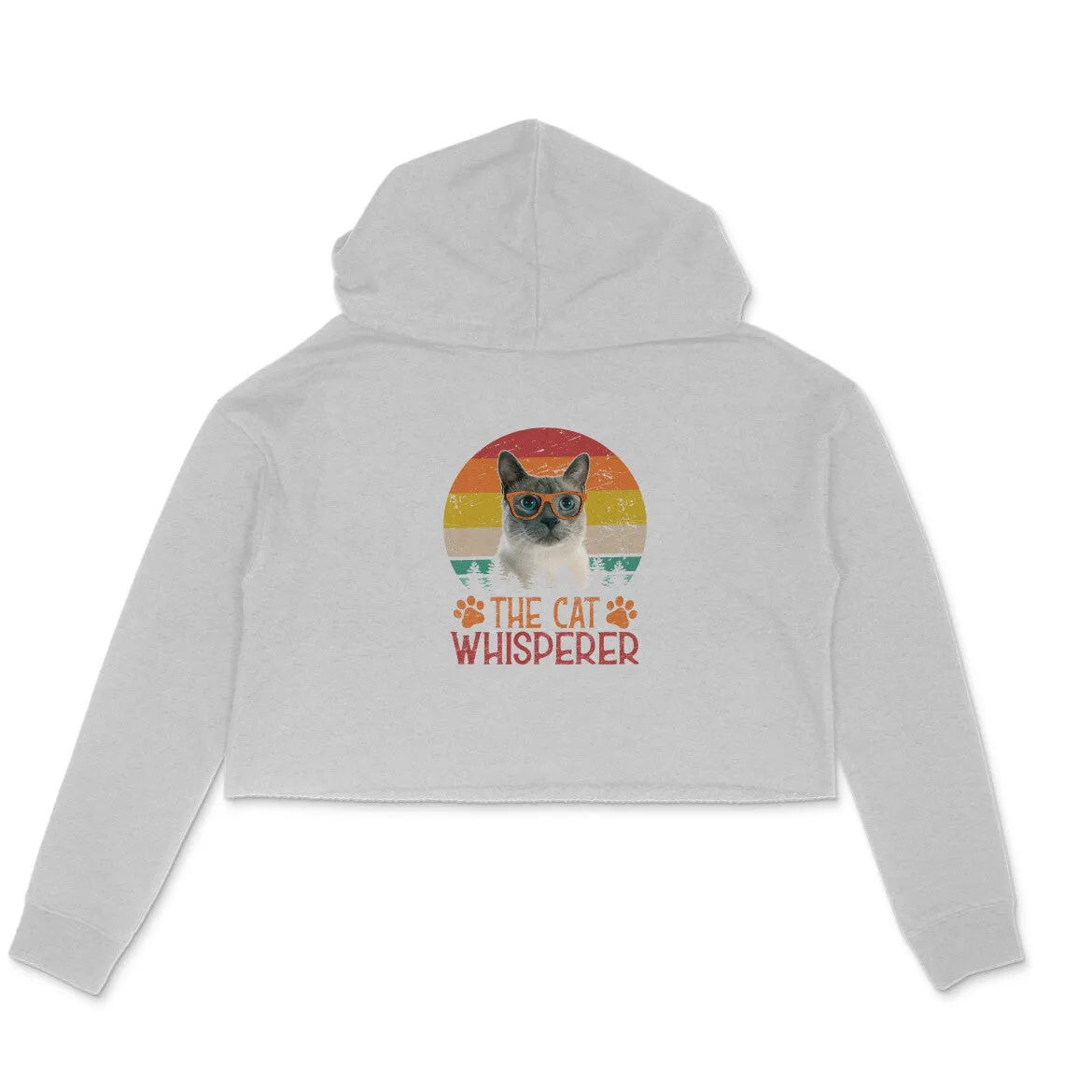 Crop Hoodie (Women) - The Cat Whisperer (6 Colours)