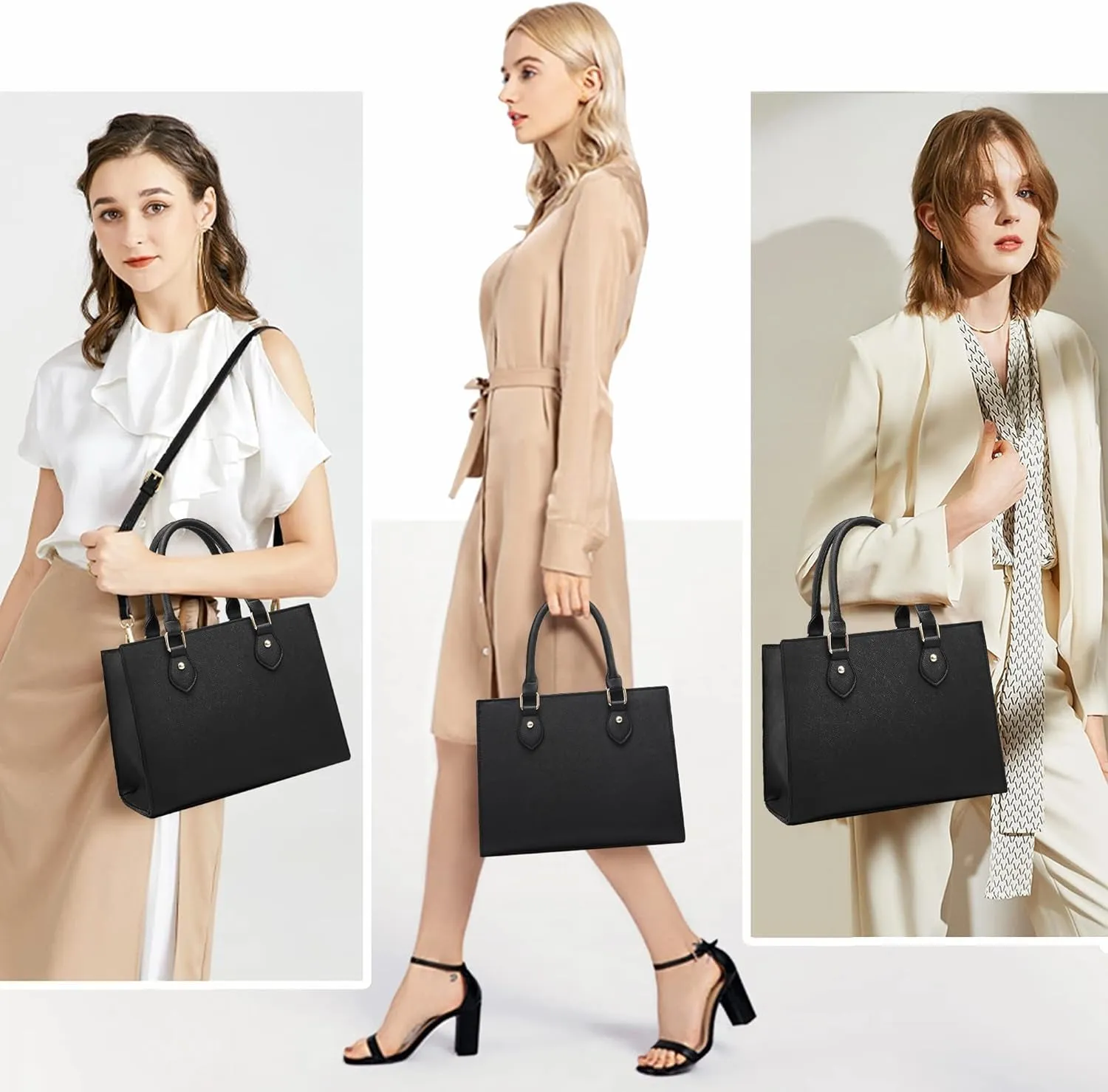 Crossbody Bags and Handbags for Women, PU Leather Tote Shoulder Bags