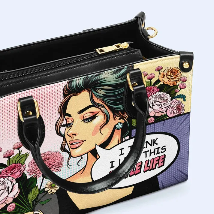 Customizable Comic Art Leather Handbag – CHRISTIANARTBAG - CABLTHB01020424.